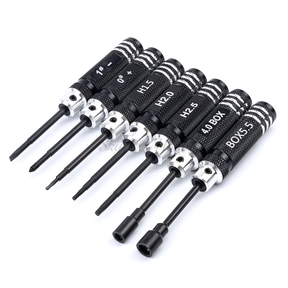 Rc Helicopter Tool Kit - 7 Pçs/set 0/1/1.5/2/2.5/4/5.5 milímetros DIY Hexagonal