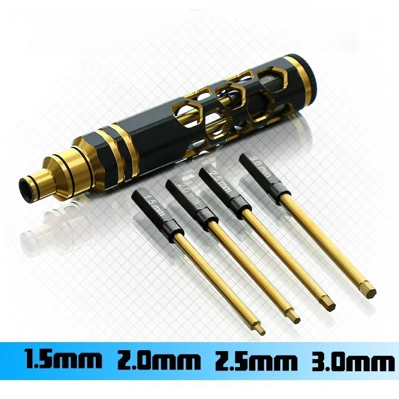 Rc Helicopter Tool Kit - 4 em 1 cabeça hexagonal chave