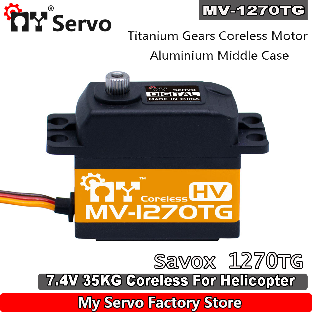 Rc Helicopter Parts - MV-1270TG Servo Padrão Digital para Peças