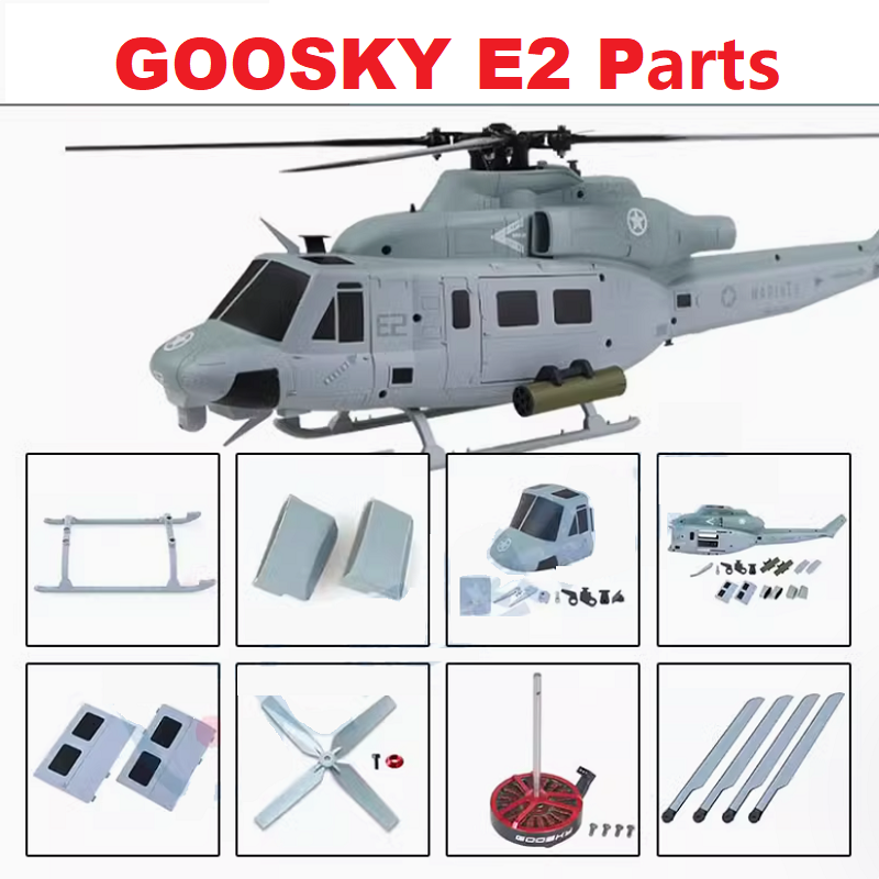 Rc Helicopter Coaxial - Peças de reposição para goosky e2