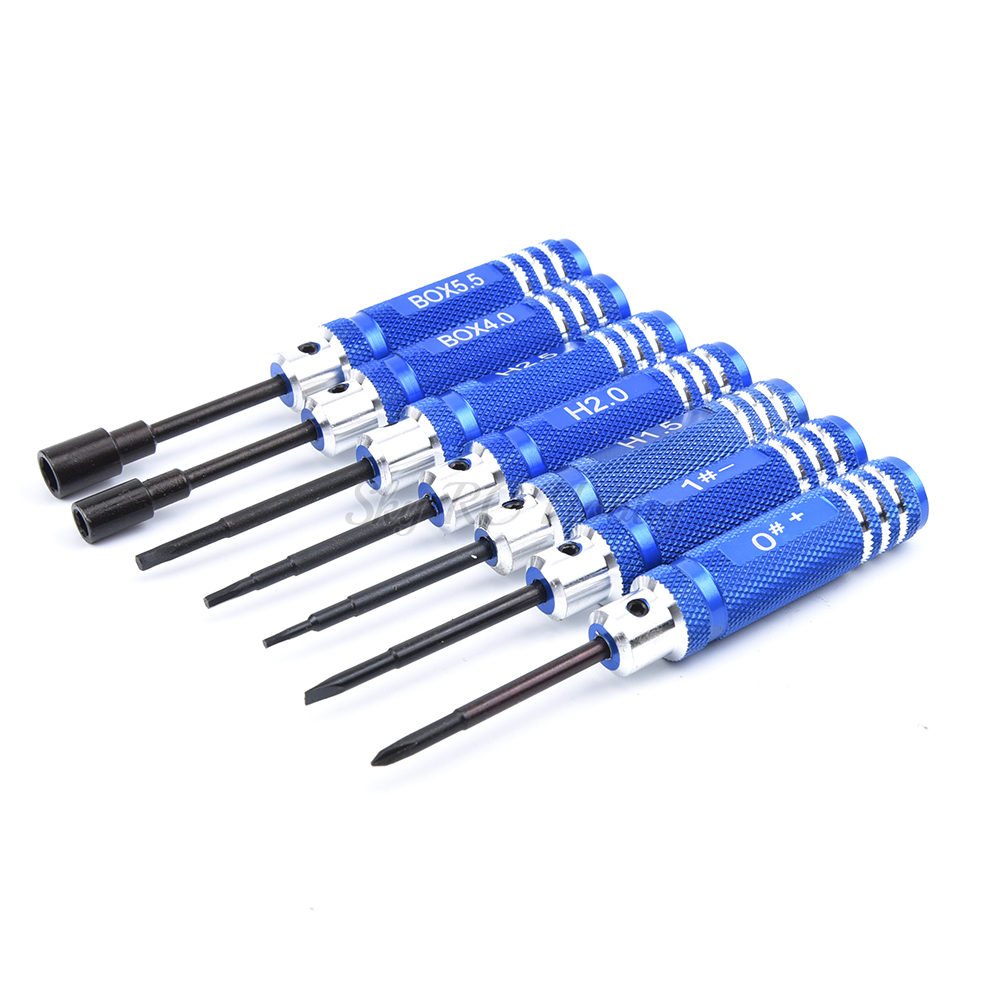 7 Pçs/set 0/1/1.5/2/2.5/4/5.5  - Rc Helicopter Tool Kit avaliação e preço