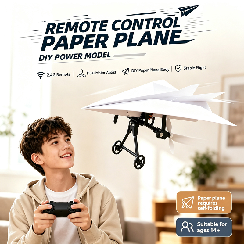 Kit de Avião de Papel RC DIY,  - Rc Helicopter Remote Control avaliação e preço