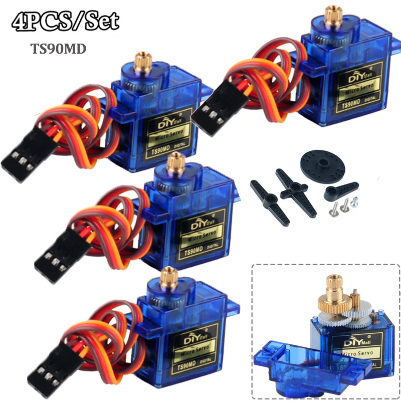 4 Peças Servo Digital Micro TS - Rc Helicopter Motor avaliação e preço