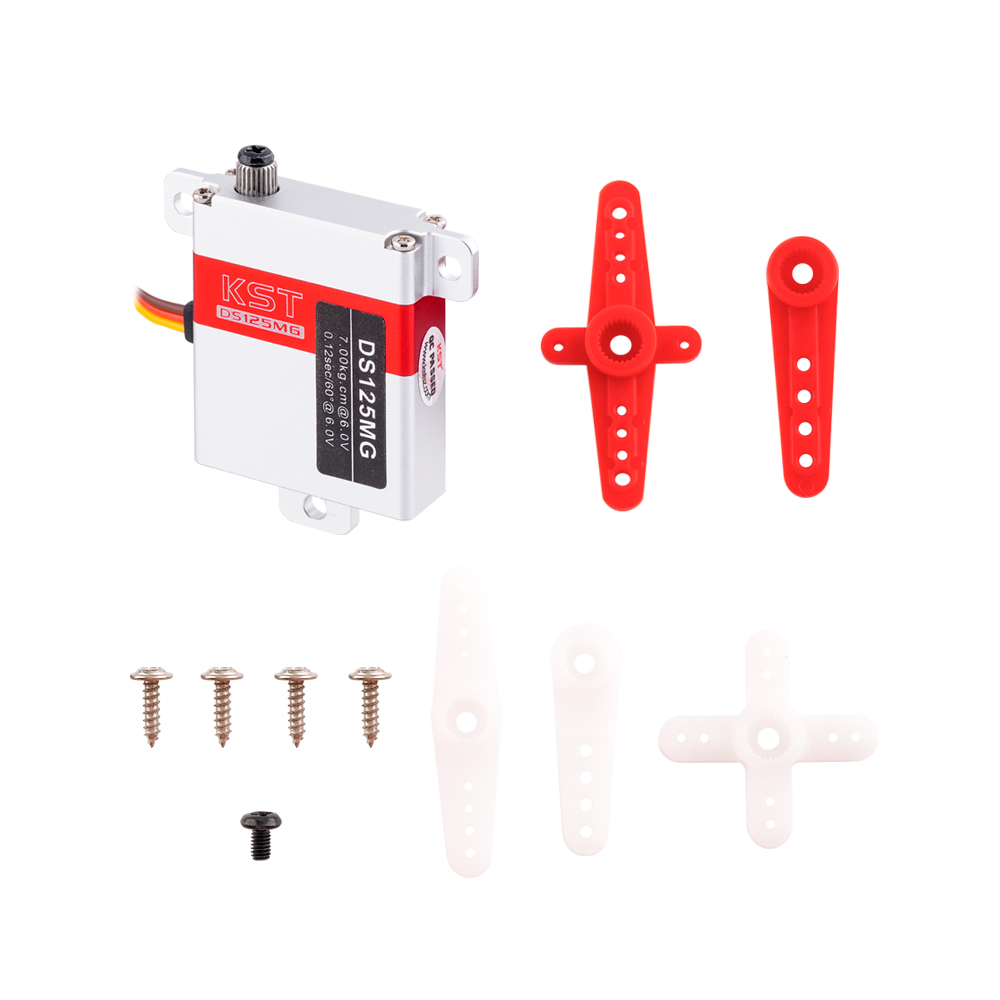 Servo Digital KST DS125MG 6V 1 - Rc Helicopter Servo avaliação e preço